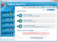 Windows Registry Repair Pro screenshot